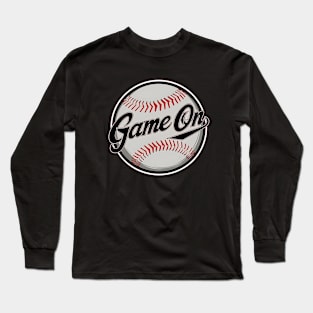 Baseball Lover Game On Long Sleeve T-Shirt